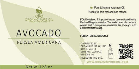 OPO Avocado Oil pour demonstrates easy application for deep conditioning and hydration.