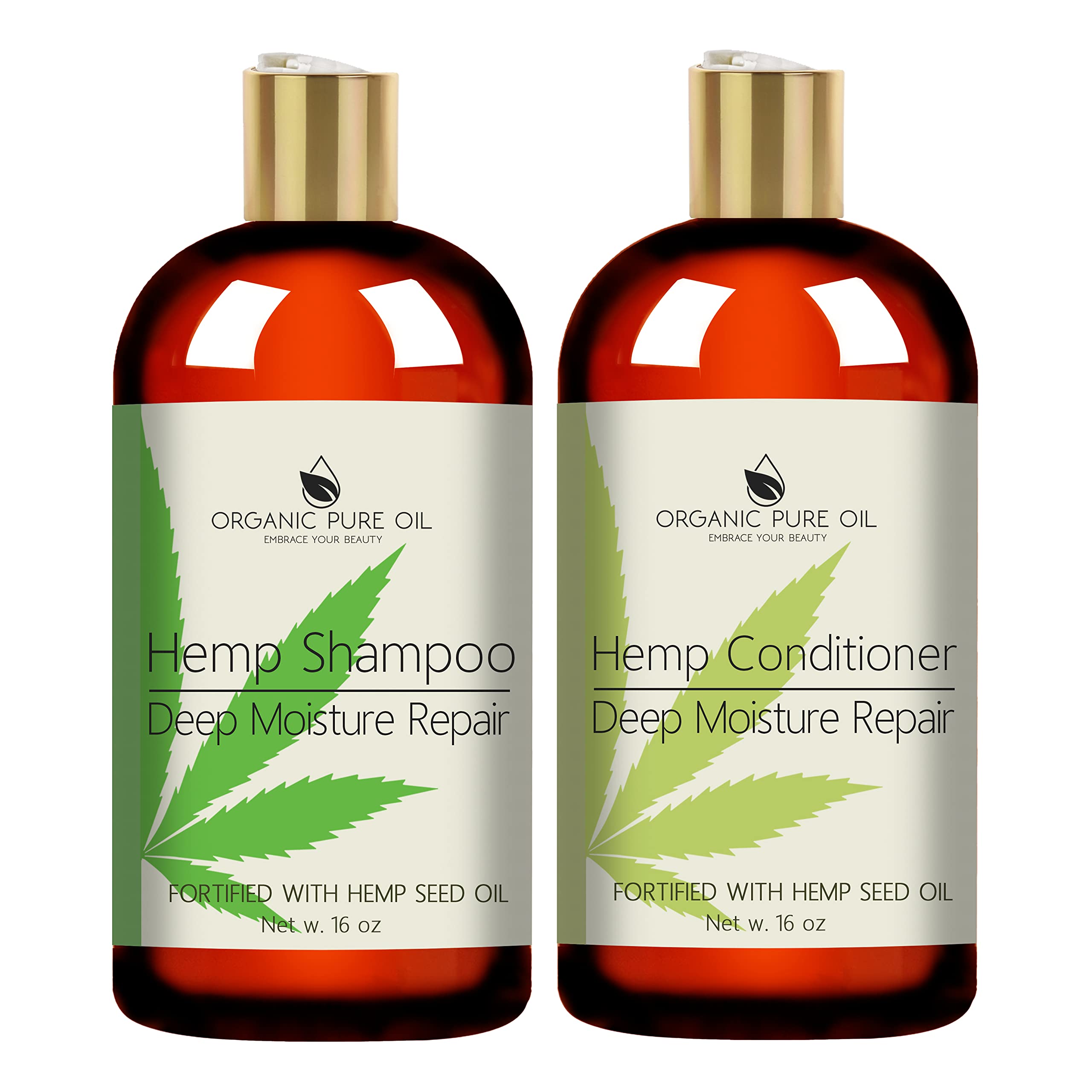 OPO hemp shampoo bottle delivers hydration for color-treated hair