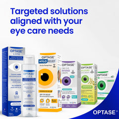 Gentle cleansing action demonstrated on eyelids with Optase Life.