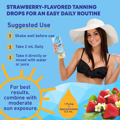 Optiwav drops mixed in water or juice for convenient intake