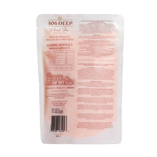 Orange aromatherapy bath salts with Dead Sea minerals for relaxed muscles and calm mood.