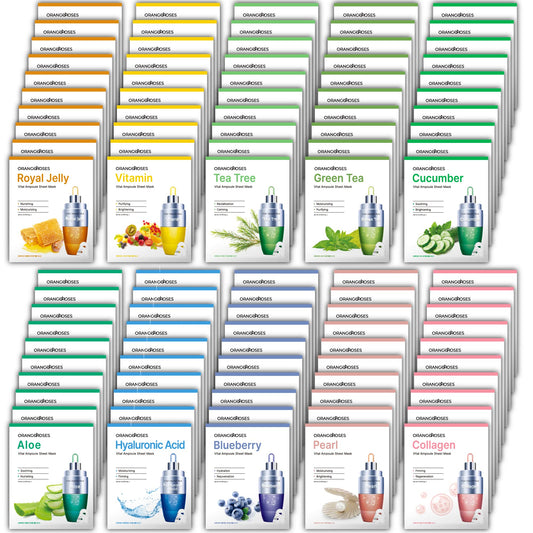 OBS lab Orangeroses 100-pcs combo pack for daily hydration