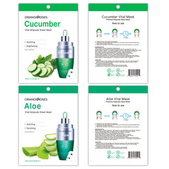 OBS lab Orangeroses Aloe mask for soothing hydration