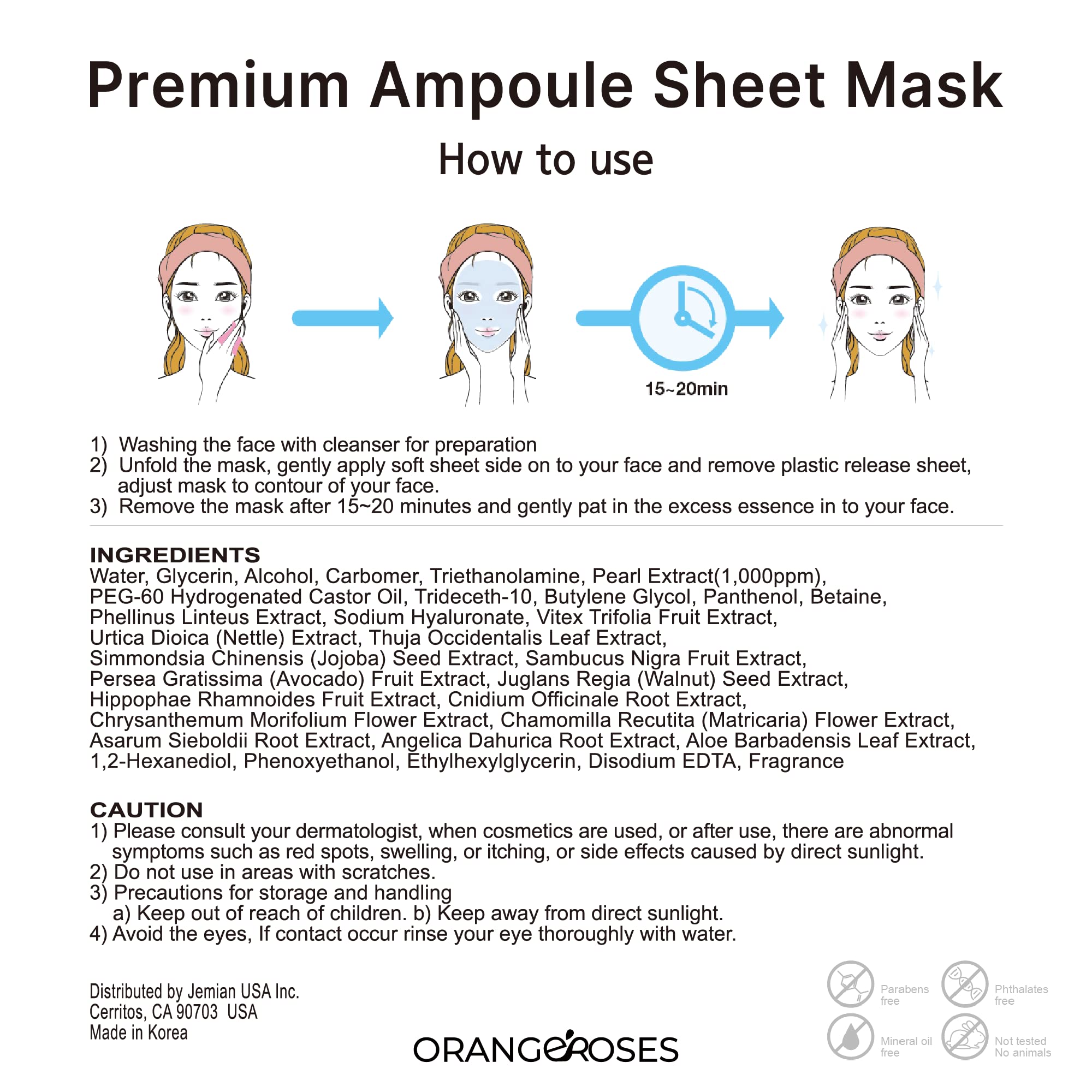 OBS lab Orangeroses Blueberry mask for antioxidant nourishment