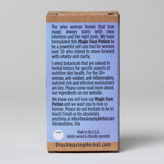 Calendula and licorice infusion in Ora's Amazing Magic Face Potion.