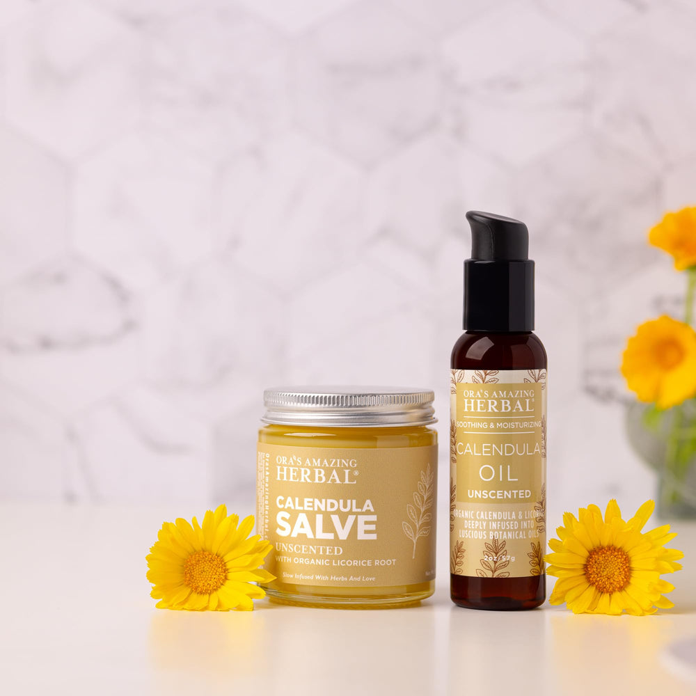Ora's Amazing Herbal grapeseed oil bottle shown for skin nourishment
