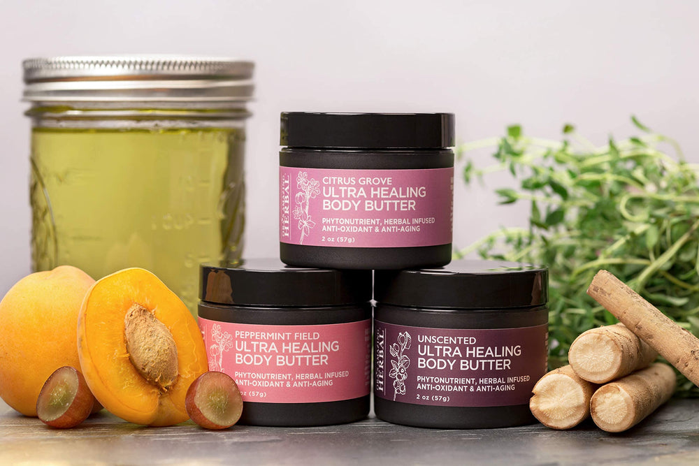 Ora's Amazing Herbal hands and body application demonstrates versatile use.