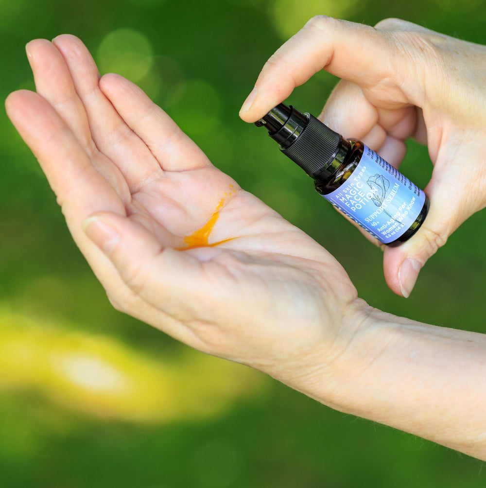 Lavender and cypress aroma in Ora's Amazing Magic Face Potion.