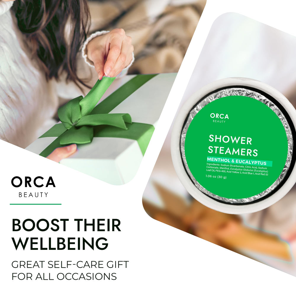 Orca Beauty Cruelty-free shower steamers suitable for mindful, everyday rituals.