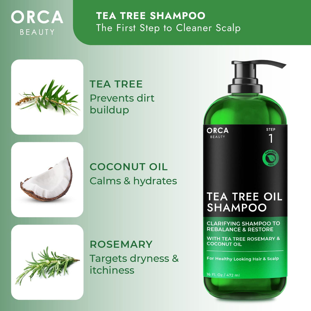 Orca Beauty ingredients label highlights vitamin E and coconut oil benefits