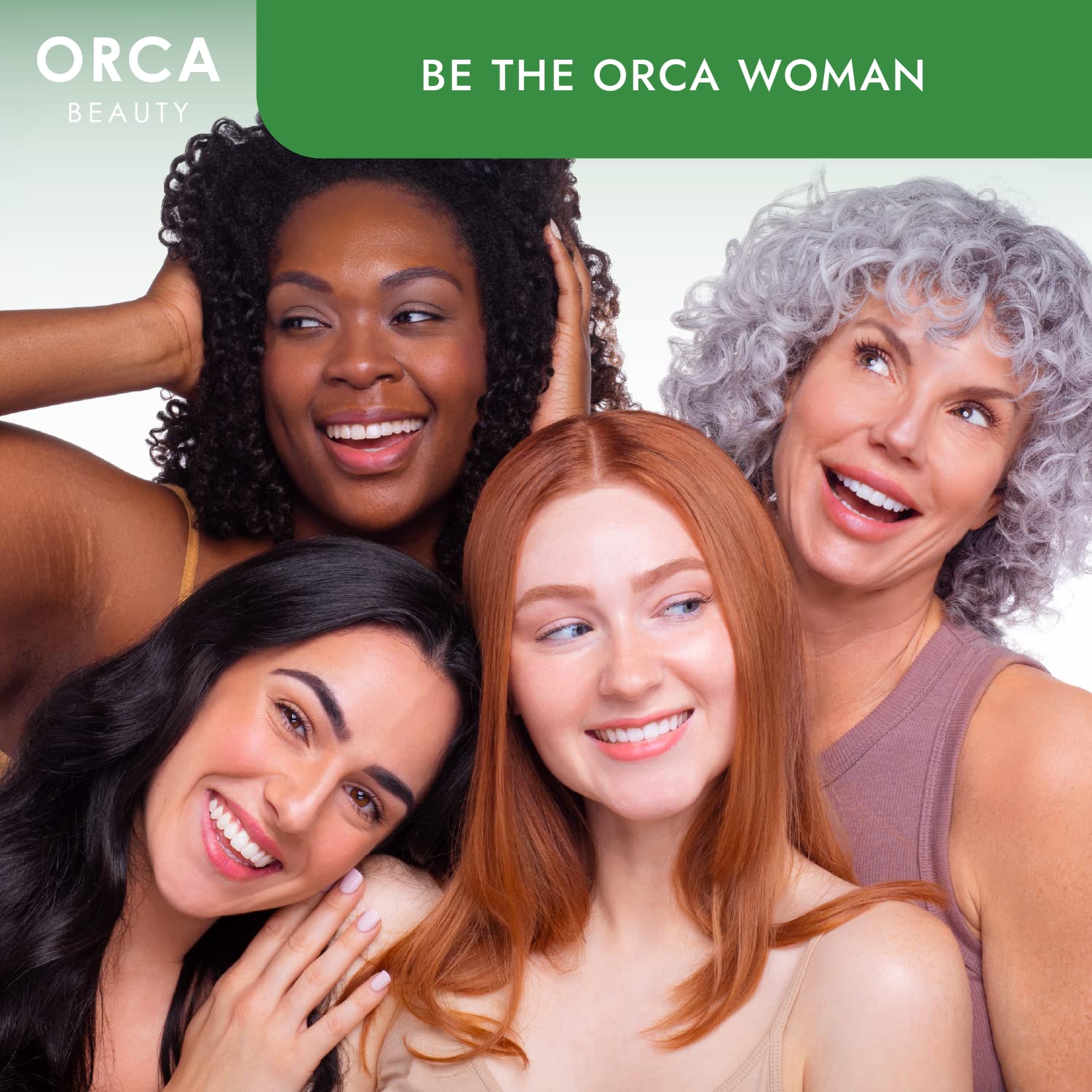 Orca Beauty bottle with tea tree and rosemary fragrance notes