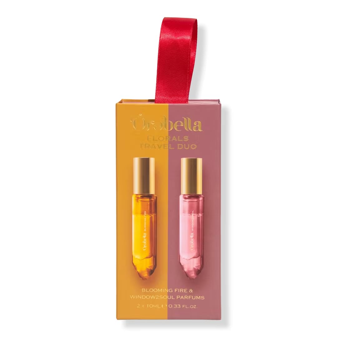 Orebella Blooming Fire bottle pour for warm floral scent on the go.