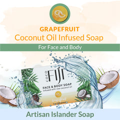 Organic Fiji Coco Fiji multi use bar for cleansing, shaving, and shampoo.
