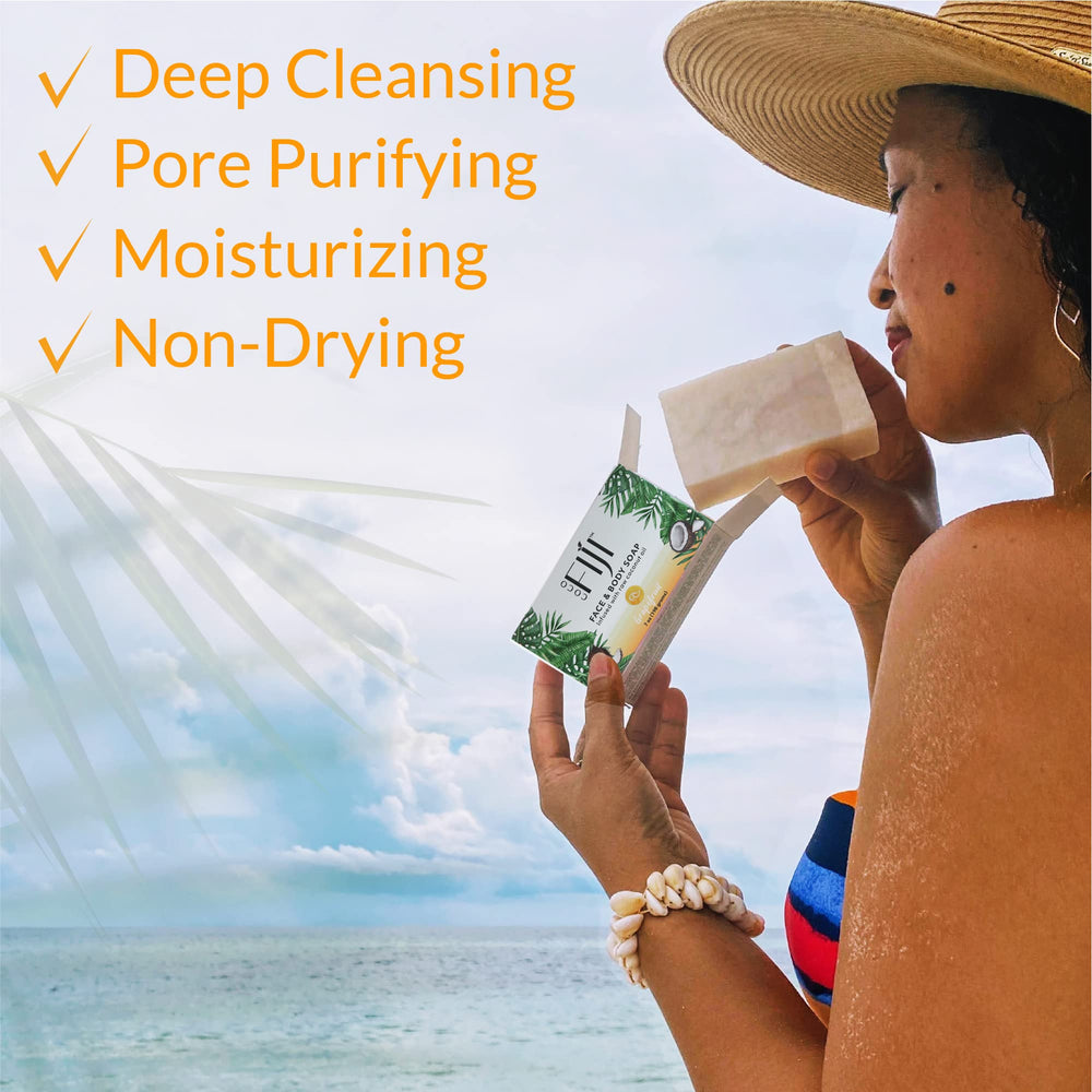 Organic Fiji Coco Fiji unisex packaging, ideal for shared bathrooms.