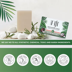 Multi-use soap cleanses, shaves, and lightly conditions hair for versatile routine.