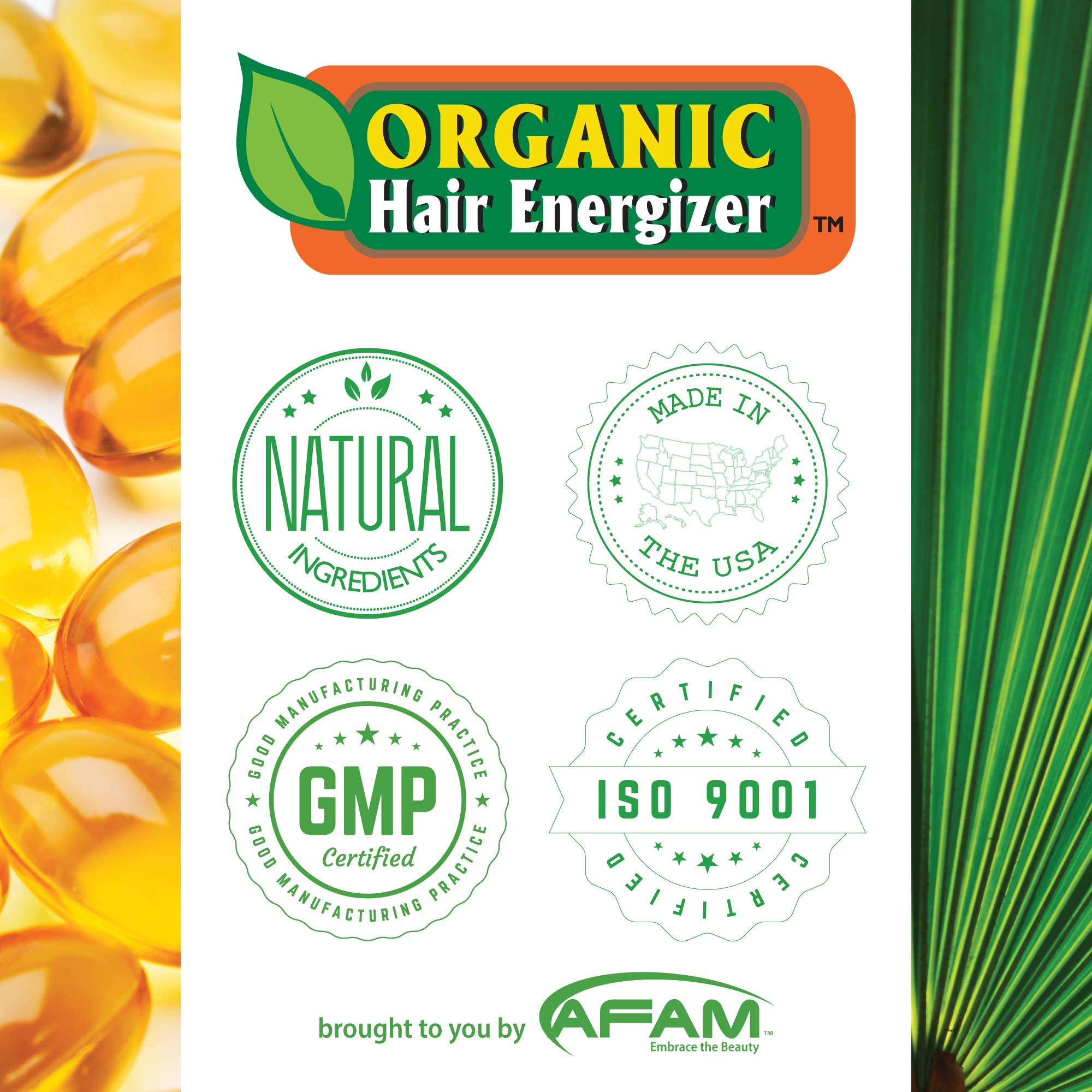 Organic Hair Energizer daily routine setup suggests convenient ongoing maintenance