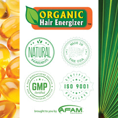 Organic Hair Energizer daily routine setup suggests convenient ongoing maintenance