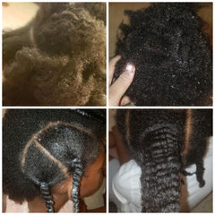 Organic Hair Solution Kids Pomade texture ready for smooth, controlled styling.