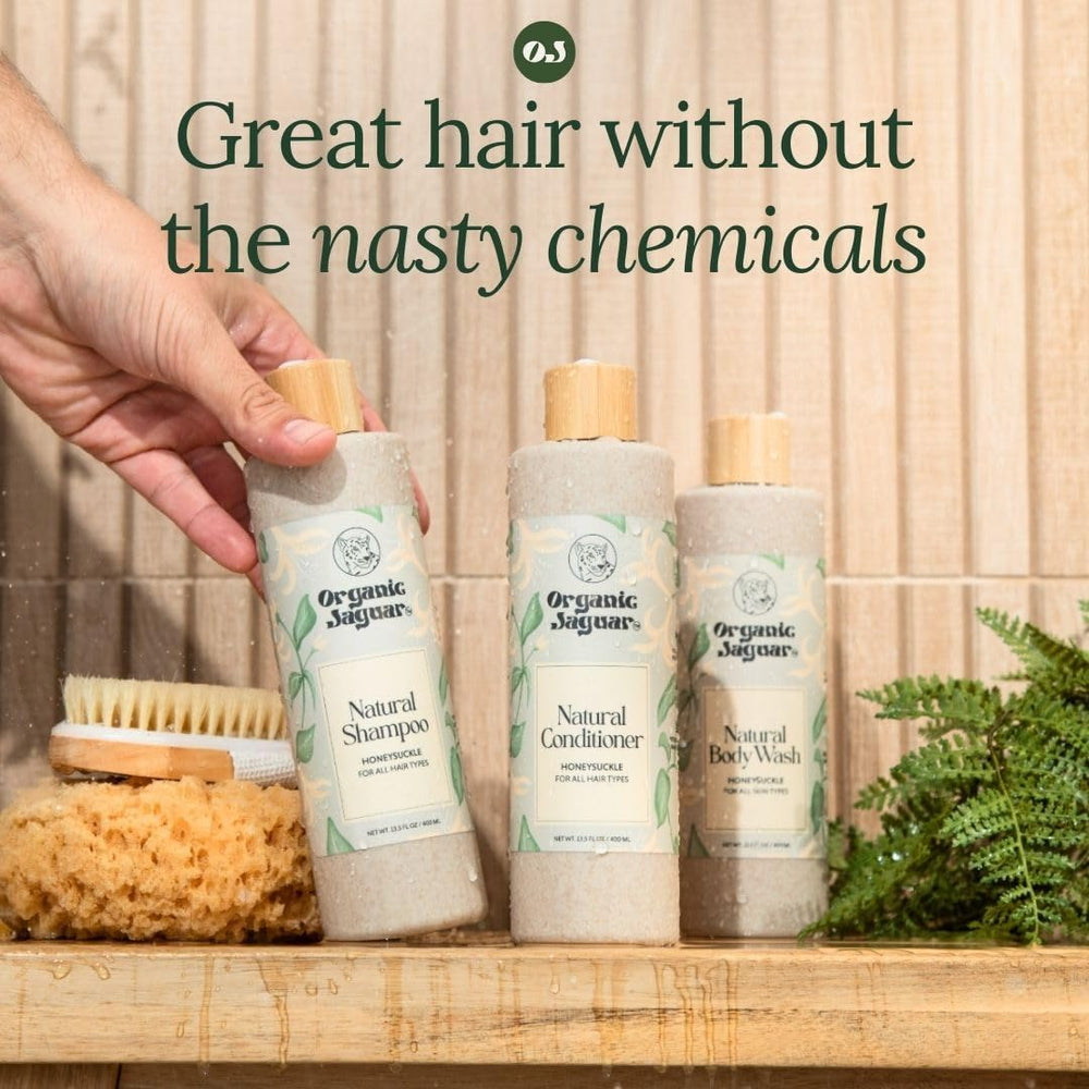 Organic Jaguar castor oil droplets on bottle illustrate nourishing formula