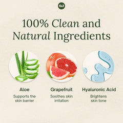 Organic Jaguar Face Wash foamy-lather ready for gentle cleansing