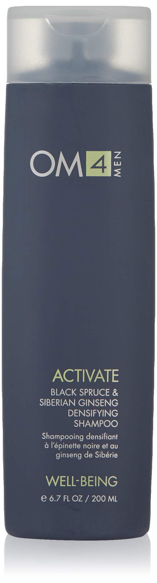 Organic Male OM4 Activate bottle pour for refreshing scalp cleanse