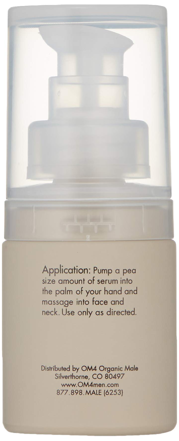 Organic Male OM4 Sensitive Step 3 application-massage demonstrates easy daily use.