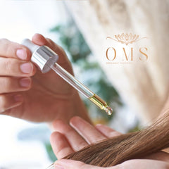 ORGANIC MODERN SOLUTION scalp nourishment application demonstrates easy massage