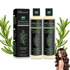 Organic Rosemary Hair Growth Shampoo bottle—ideal for thinning hair with daily use.