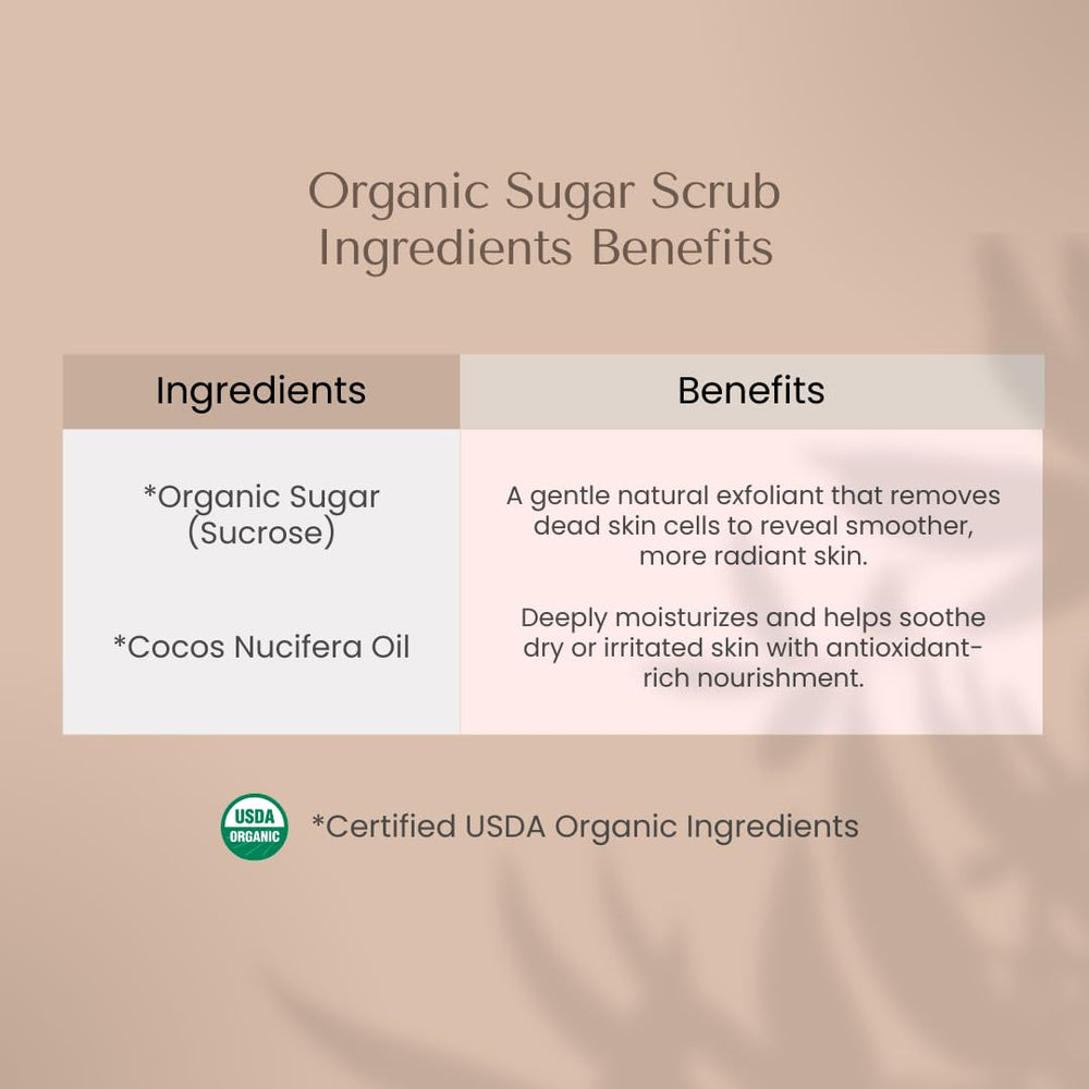 Organic To Green Rainforest Sugar Coconut Oil Scrub eco-friendly packaging supports mindful beauty