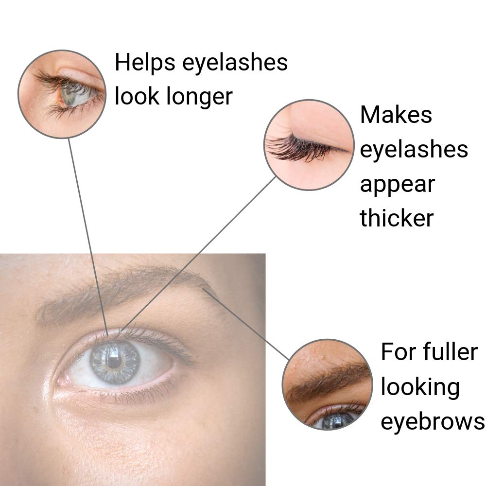 Organys Lash & Brow Serum applicator brush for precise lash line application.