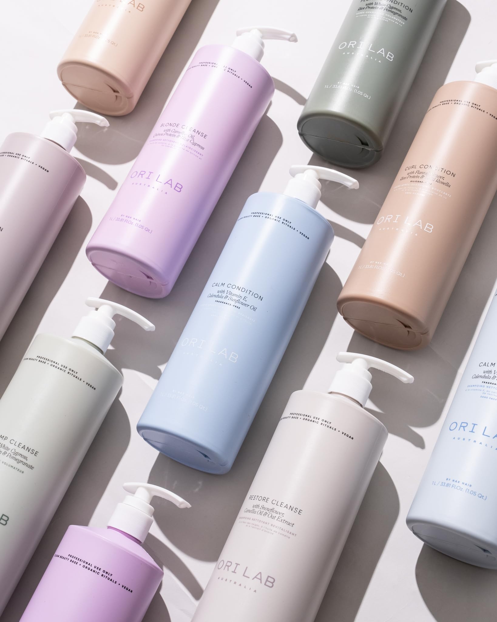 ORI LAB Curl Condition label highlighting clean beauty ethos and organic status