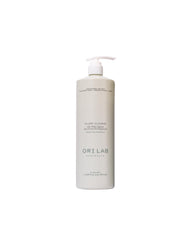 ORI LAB Plump Cleanse bottle closeup showing volumizing formula for fine hair