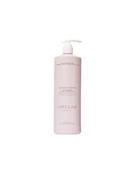 ORI LAB Restore Cleanse bottle pour action, helping maintain color longevity and smoothness.