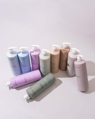 ORI LAB Restore Cleanse packaging from 100% recycled HDPE bottle for eco-conscious beauty.
