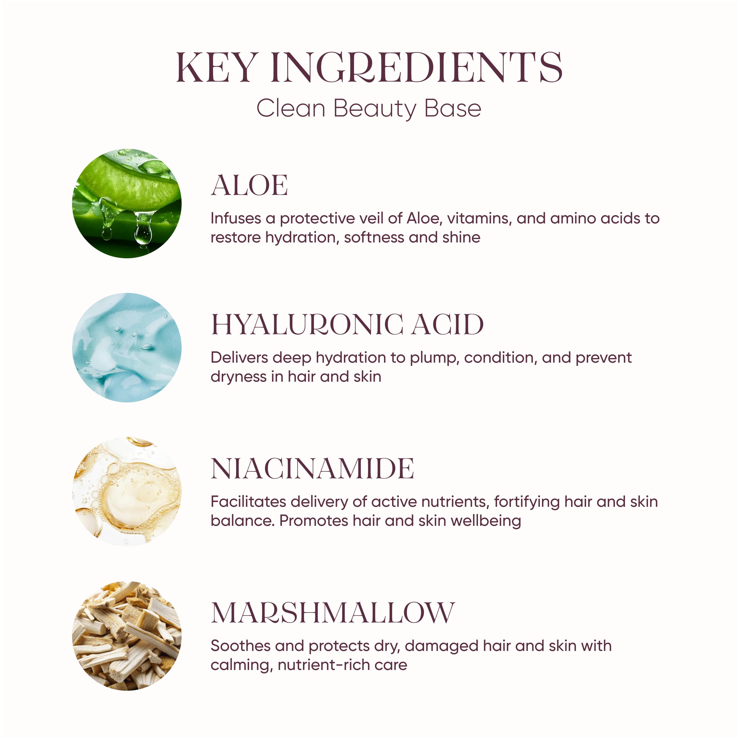 ORI LAB Restore Condition application-hair demonstrates smooth, detangled strands.