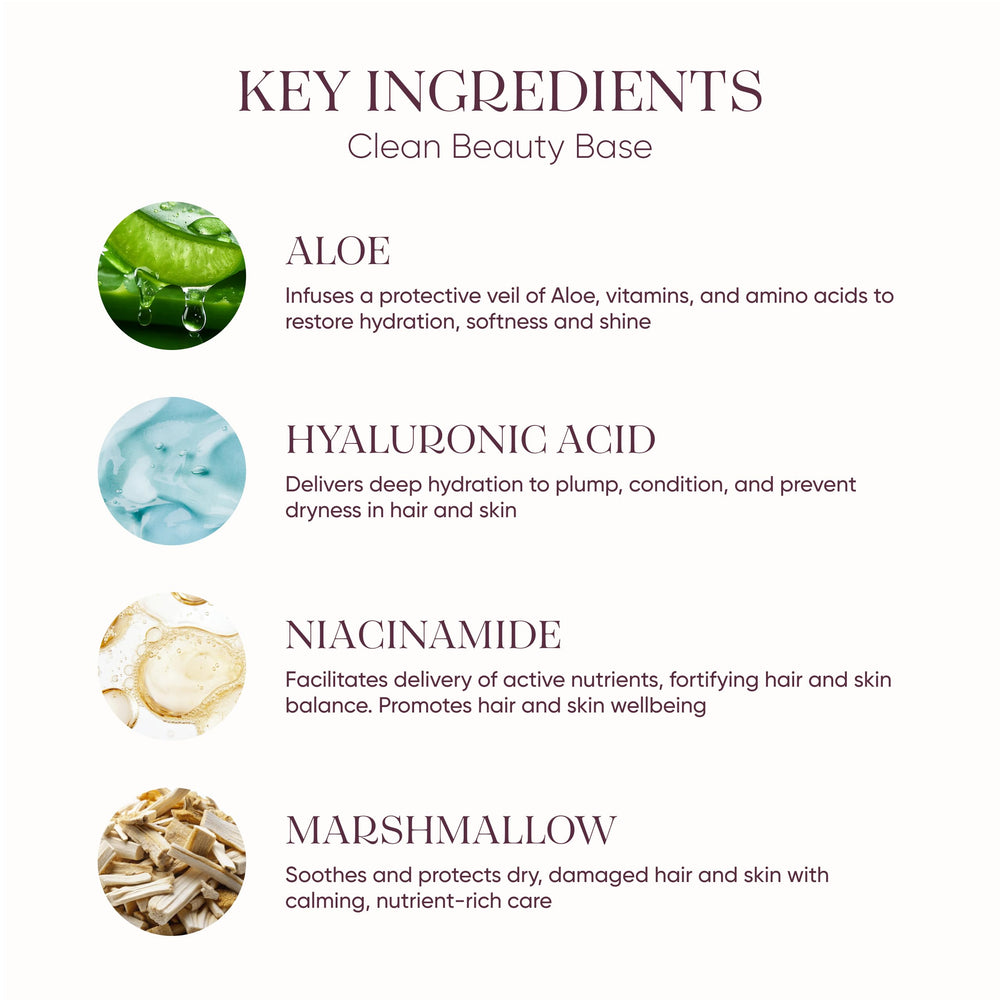 ORI LAB Restore Condition application-hair demonstrates smooth, detangled strands.