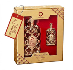Orientica Royal Amber Discovery bottle 30ml with rich amber notes and refreshing bergamot; ideal for daily wear.