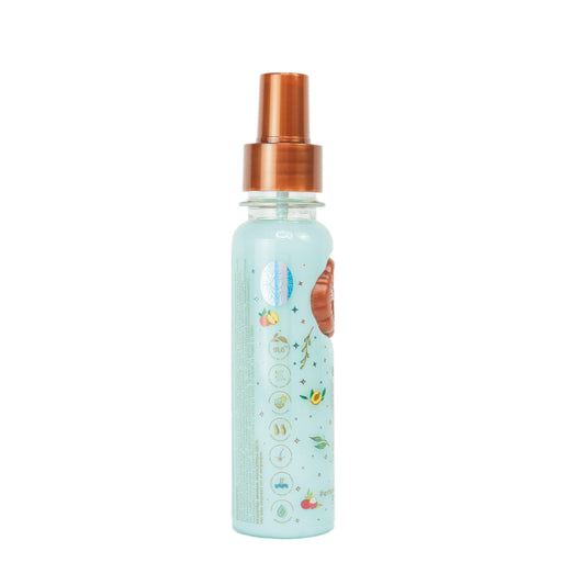 Origen Botánico Hair Detangler spray mending knots with lightweight hydration.