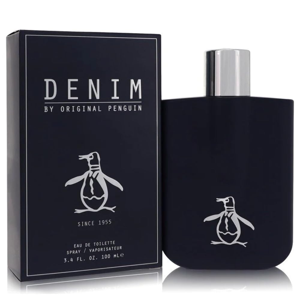 Original Penguin Denim bottle-front, ideal for daily fresh scent and casual settings.