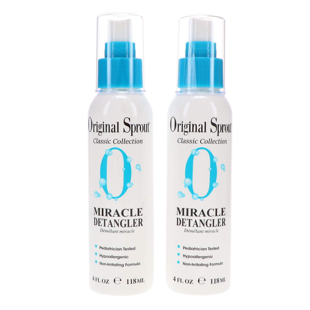 Original Sprout Miracle Detangler bottle front view for easy detangling and light moisture