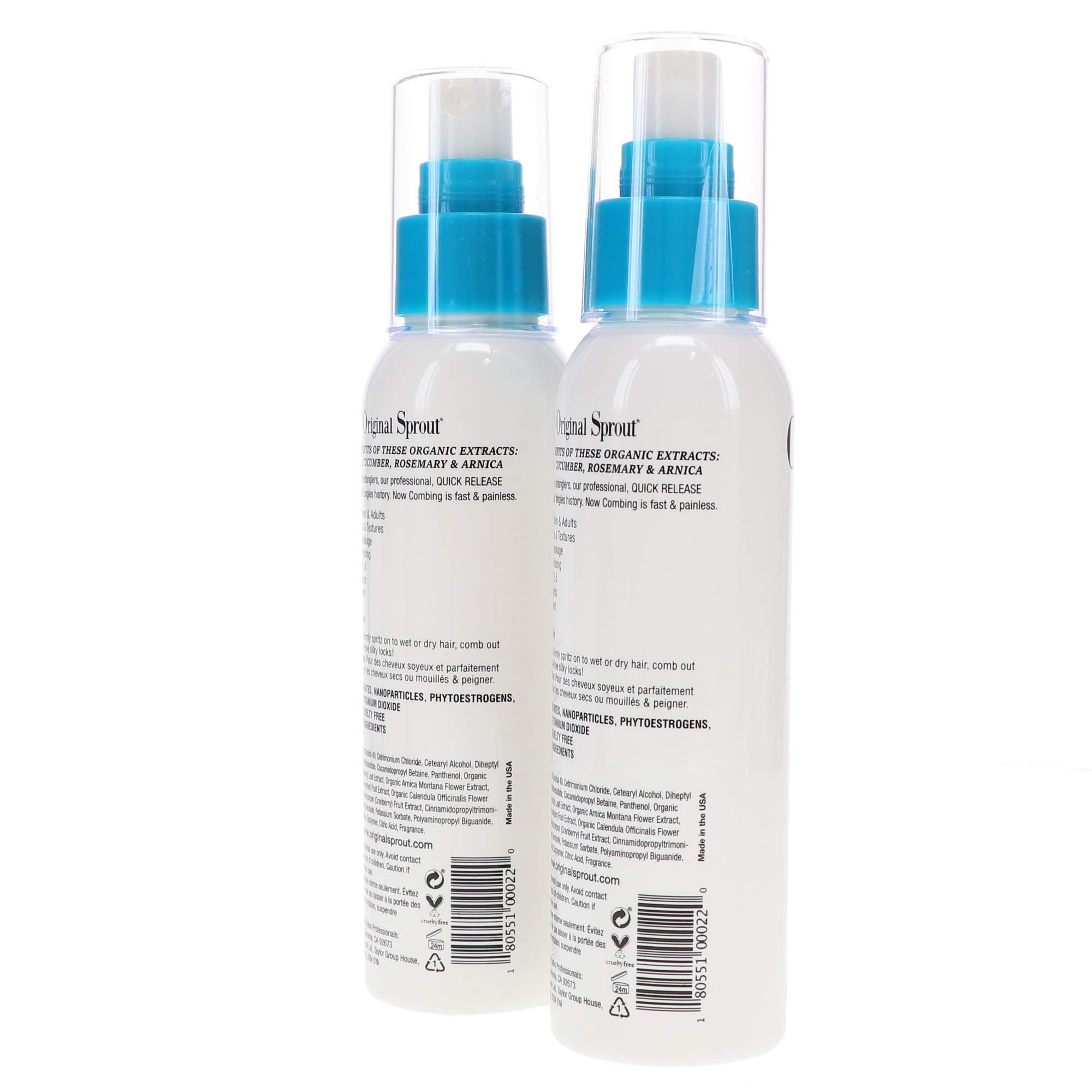 Original Sprout Miracle Detangler packaging emphasizing eco-friendly materials