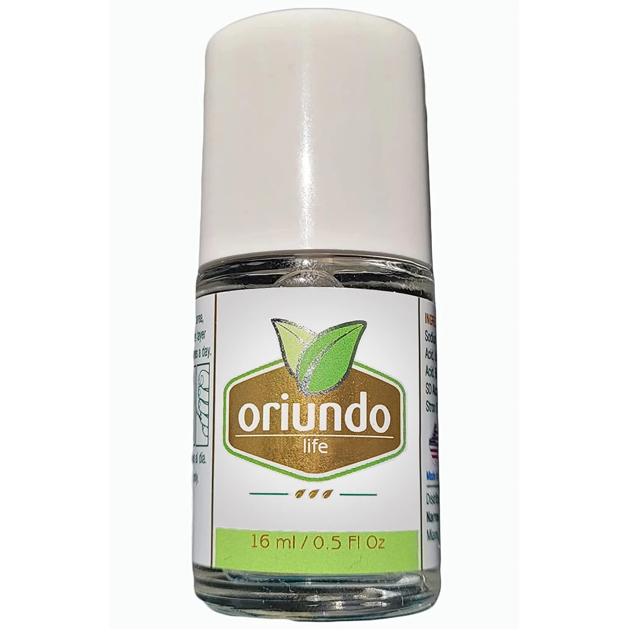 Oriundo Life Nail Treatment enamel applicator applying targeted care to nails.