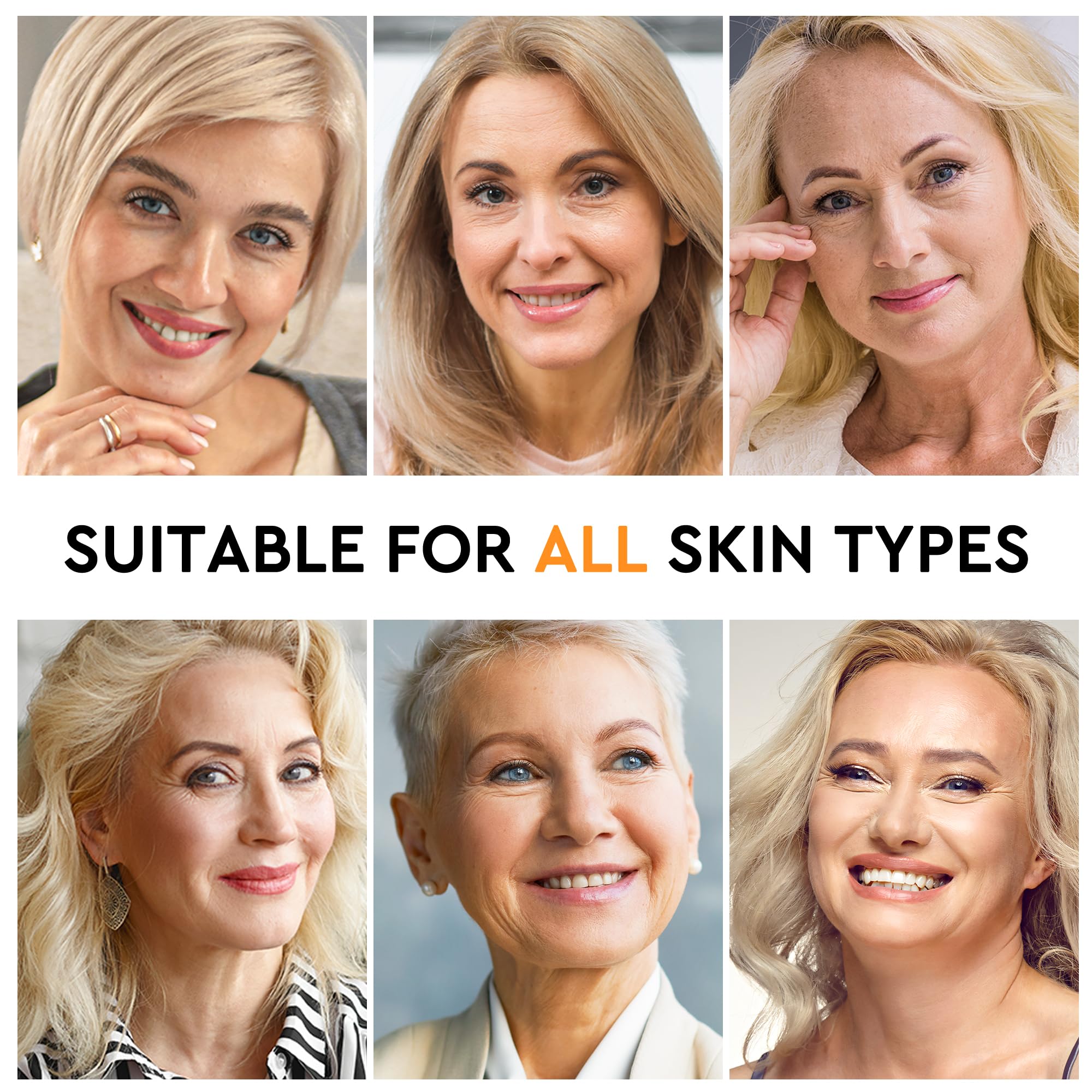 ORLASKIN serum on skin suggests brighter, hydrated complexion