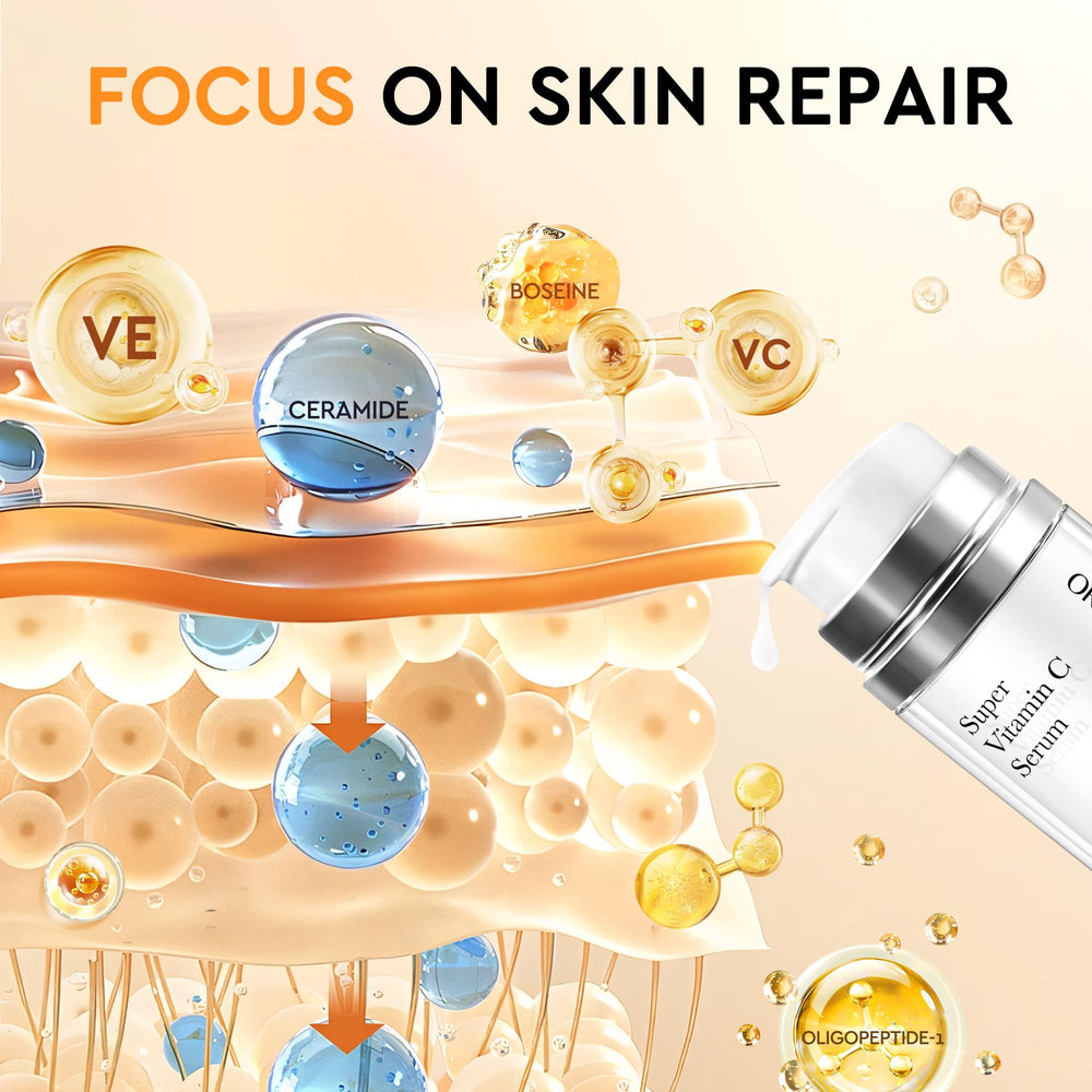 ORLASKIN serum texture close-up shows lightweight, fast-absorbing finish