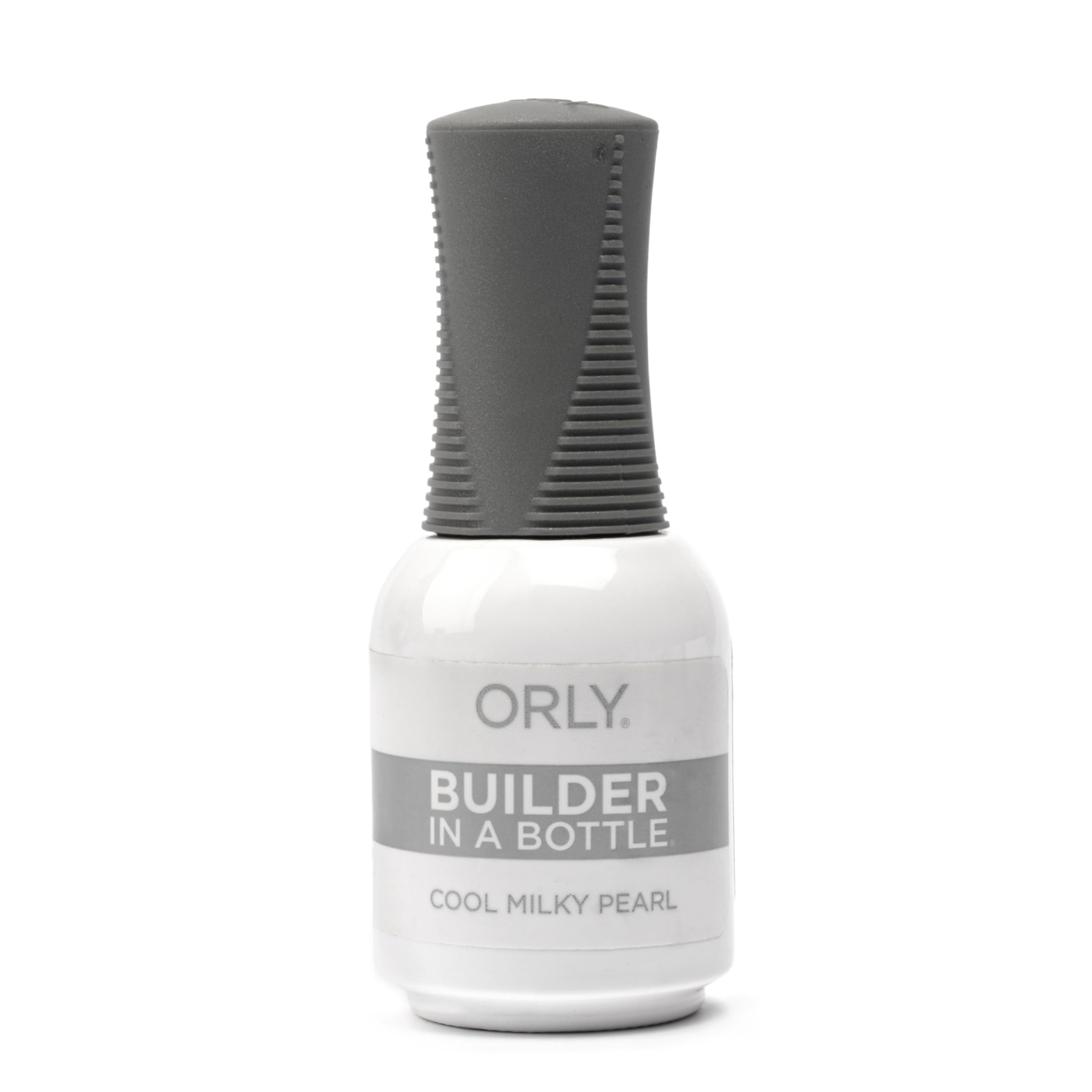 Orly GELFX Builder in a Bottle Cool Milky Pearl for a natural nail extension with a self-leveling finish.