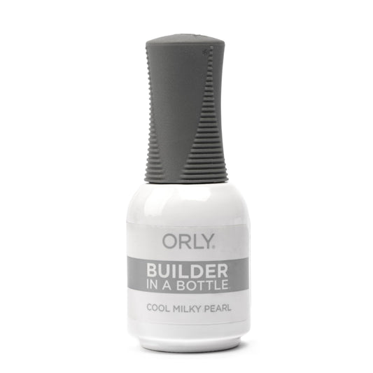 Orly GELFX Builder in a Bottle Cool Milky Pearl for a natural nail extension with a self-leveling finish.