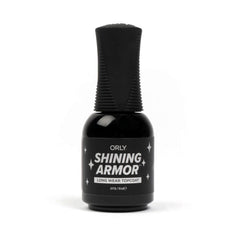 Orly Shining Armor bottle front highlighting the long-wear top coat