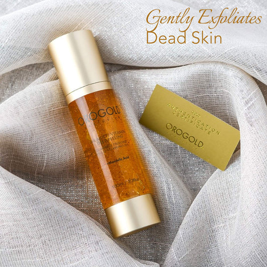 Orogold White Gold 24K Deep Peeling spa-like weekly ritual experience