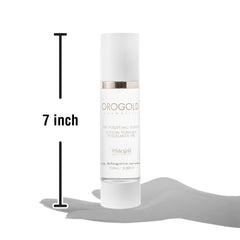 Orogold White Gold 24K Purifying Toner applied to skin showing subtle glow and even tone.
