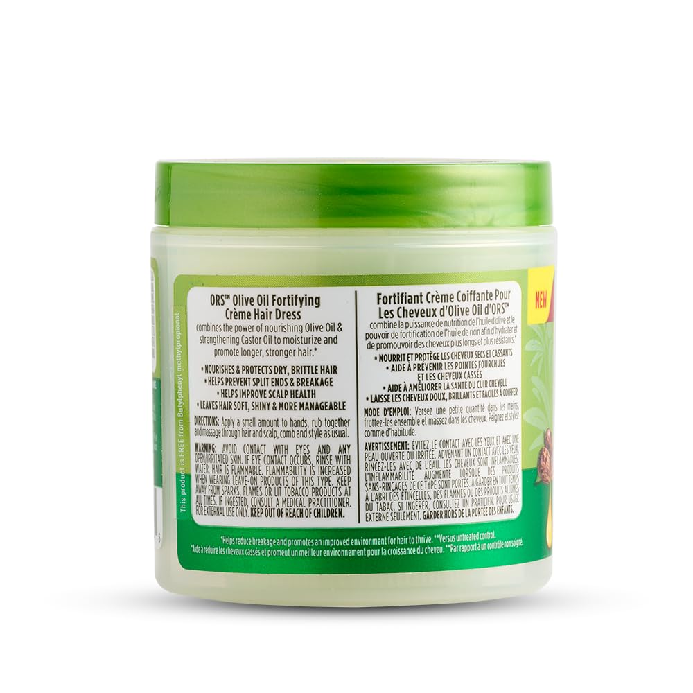 ORS Olive Oil Creme coconut and olive oil infusion adds gloss to hair